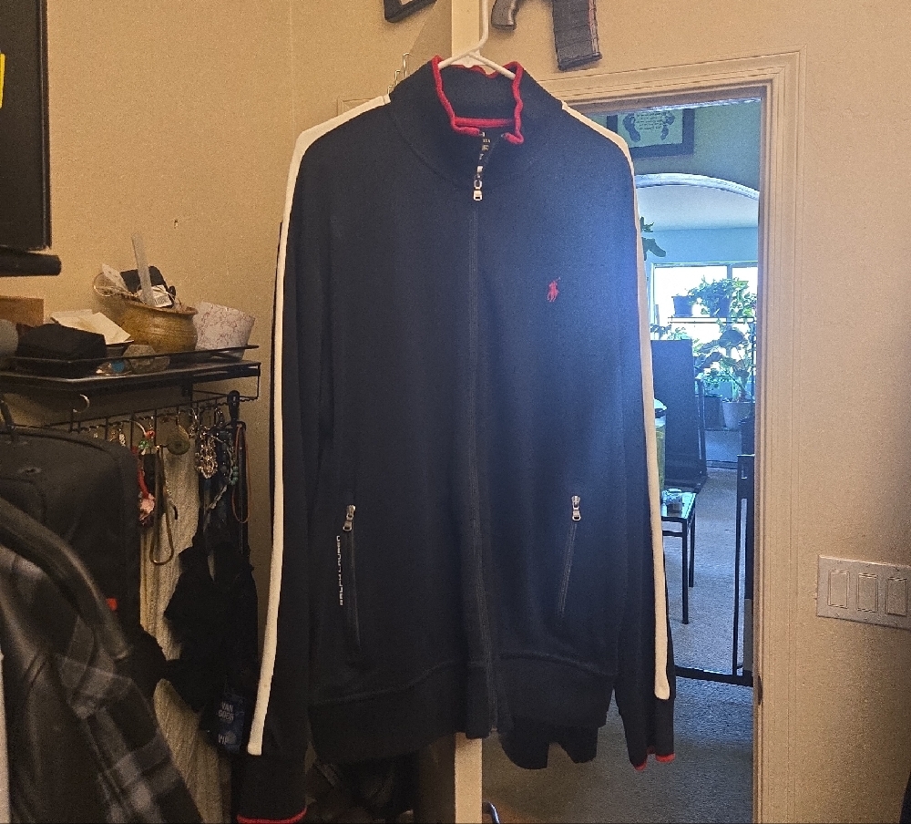 Black Polo by Ralph Lauren Bomber Jacket